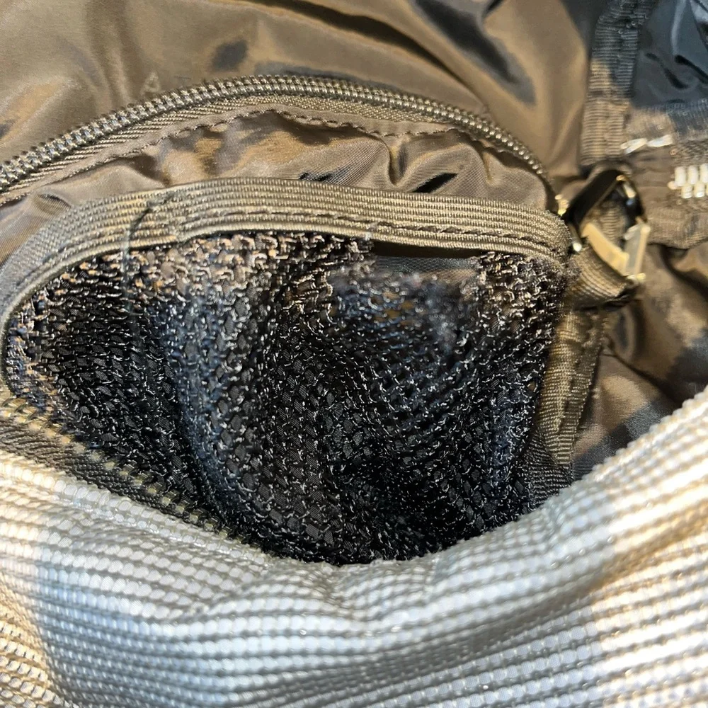 Athleta light gray backpack